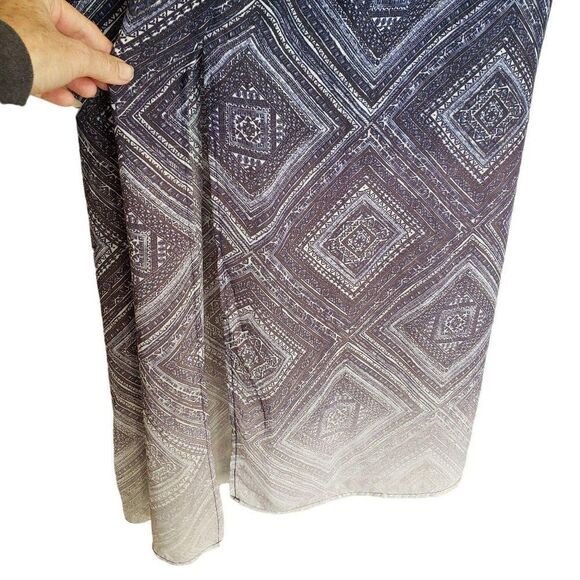 Maurices Women's Maxi Skirt Blue Ombre Mini Skirt Lining Small NWOT - Picture 4 of 5